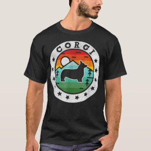 Camiseta Mamá de perro retro de Corgi vintage