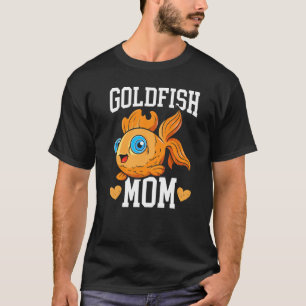 Camiseta Mamá de pez dorado Acuarista de peces submarinos C