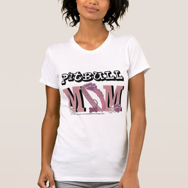 Camiseta MAMÁ de Pitbull (Anverso)
