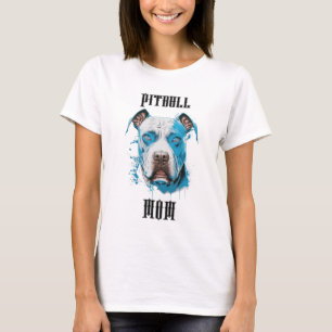 Camiseta Mamá de Pitbull personalizada