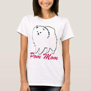 Camiseta Mamá de Pomeranian Pom