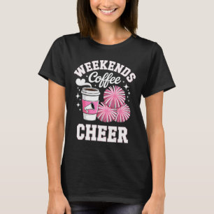 Camiseta Mamá de porristas de fin de semana y café