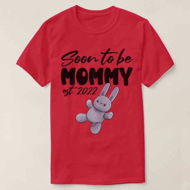 Camiseta Mamá De Primera Día de la Madre Pronto Será Mamá 2 (Diseño del anverso)
