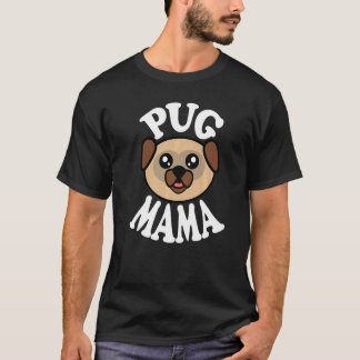 Camiseta Mamá de pug adorable