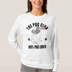 Camiseta Mamá de Pug Divertida Amante de Perritos Lindos Di