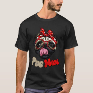 Camiseta Mamá De Pug Tee Mamá Mamá Pica Perro Amante Del Dí