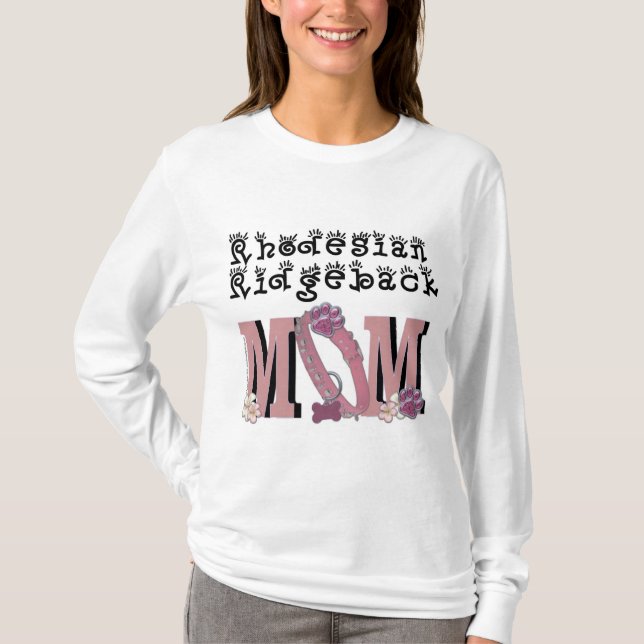 Camiseta MAMÁ de Rhodesian Ridgeback (Anverso)