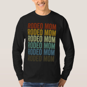 Camiseta Mamá de Rodeo Jinete de Toro Rodeo Occidental País