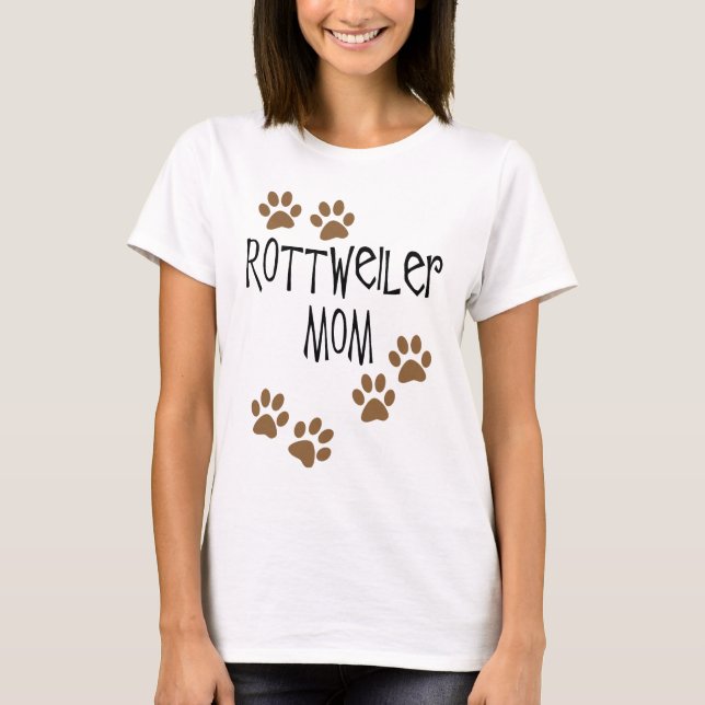 Camiseta Mamá de Rottweiler (Anverso)