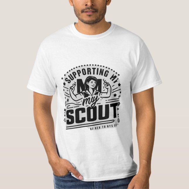 Camiseta mamá de scout (Anverso)