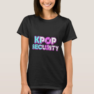 Camiseta Mamá de seguridad K-pop papá hijos divertido cumpl