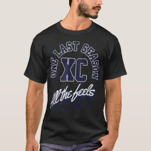 Camiseta Mamá de Senior de Cross Country 2027 Última vez