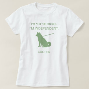 Camiseta Mamá de Shiba Inu Independiente Nombre Personaliza