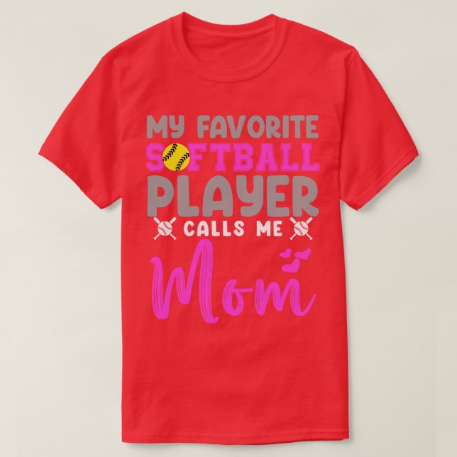 Camiseta Mamá de Softbol (Diseño del anverso)