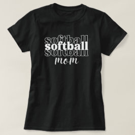 Camiseta Mamá de Softbol | Día de partida | Sofball Mama Bl