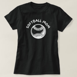 Camiseta Mamá de Softbol | Día de partida | Sofball Mama Bl