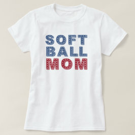 Camiseta Mamá de Softbol | Día de partida | Softbol Mama