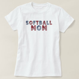 Camiseta Mamá de Softbol | Día de partida | Softbol Mama