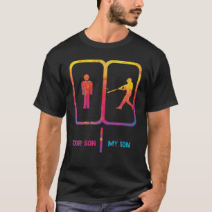 Camiseta mamá de sóftbol hijo mío tu hijo