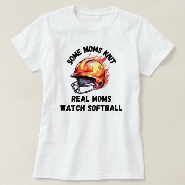 Camiseta Mamá de Softbol | Softbol Mama | Día de partida (Diseño del anverso)