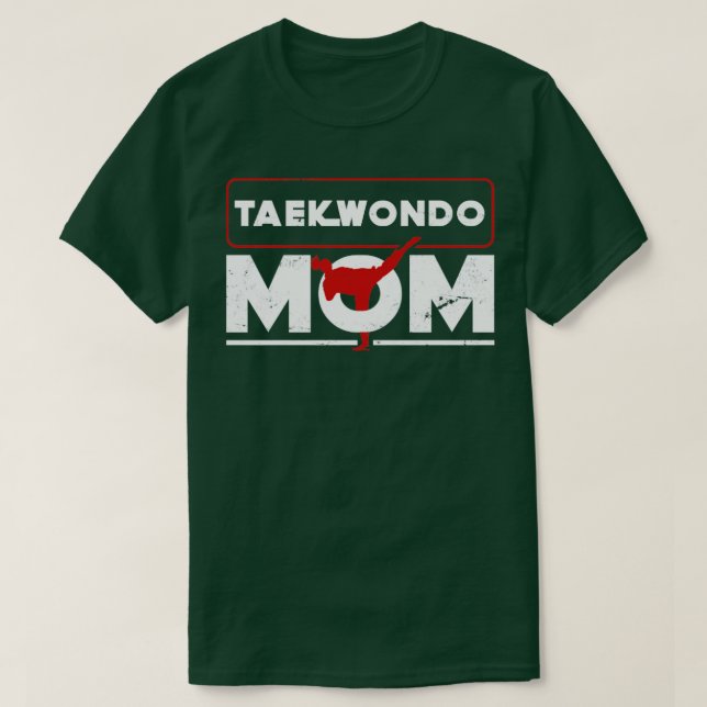 Camiseta Mamá de Taekwondo (Diseño del anverso)