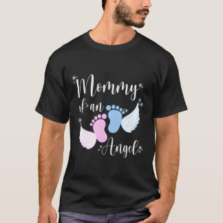 Camiseta Mamá De Un Ángel Pérdida Conciencia Infantil Ropa