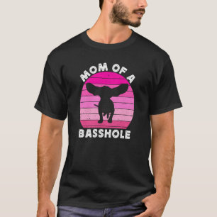 Camiseta Mamá De Un Béisbol Para Las Mujeres Perro De La Ma