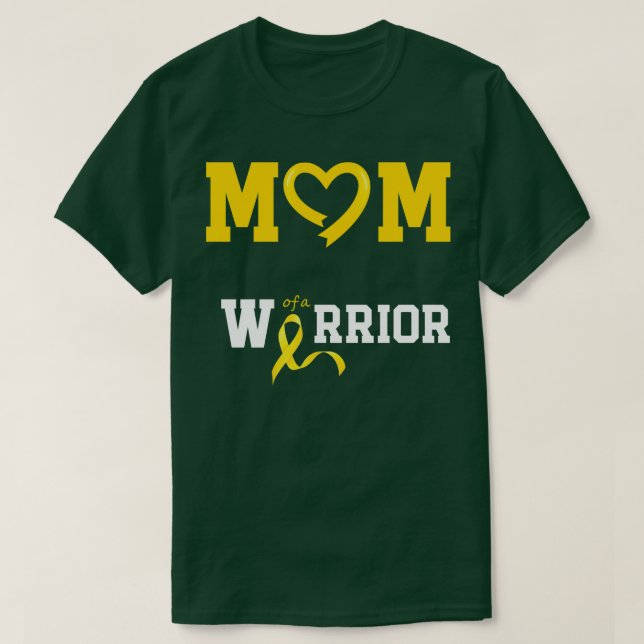 Camiseta mamá de un guerrero (Diseño del anverso)