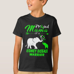 Camiseta Mamá De Un Guerrero De Enfermedades Renales