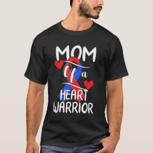 Camiseta Mamá De Un Guerrero Del Corazón Concientización De