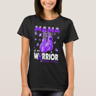 Camiseta Mamá De Un Guerrero Epilepsia Guantes De Boxeo