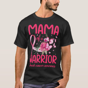Camiseta Mamá de un guerrero toma conciencia del cáncer de