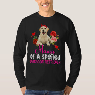 Camiseta Mamá De Un Labrador Fracasado Recuperador De Perro
