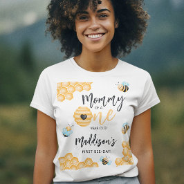 Camiseta Mamá de un niño de un año | Primer cumpleaños de a