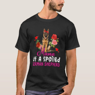 Camiseta Mamá De Un Pastor Alemán Fracasado Cute Perro Bow