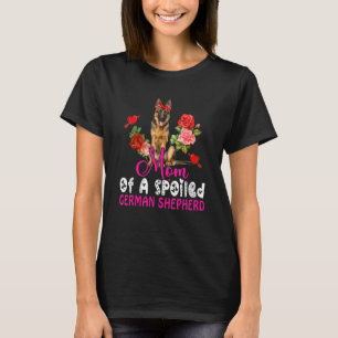 Camiseta Mamá De Un Pastor Alemán Fracasado De Tiro De Perr