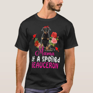 Camiseta Mamá De Una Beauceron Malvada Cute Beauceron Bow T