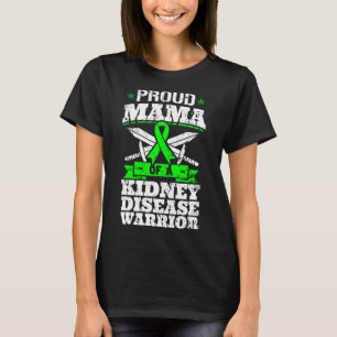 Camiseta Mamá De Una Enfermedad De Riñón Guerrero Concienci