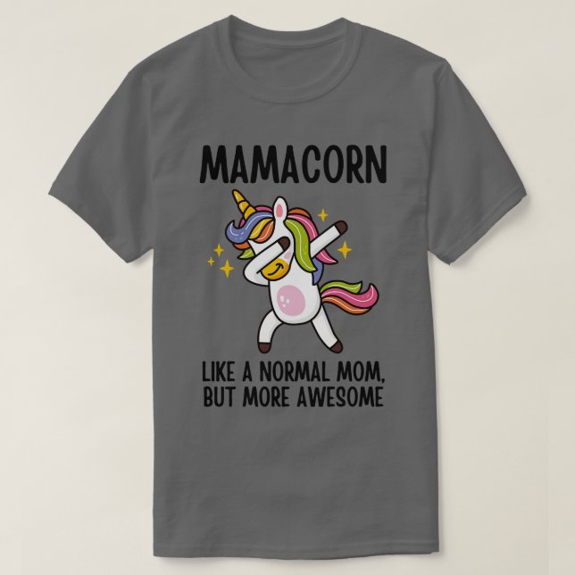 Camiseta Mamá de Unicornio 9 (Diseño del anverso)