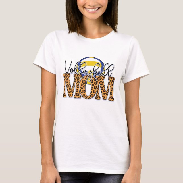 Camiseta Mamá de voleibol  (Anverso)