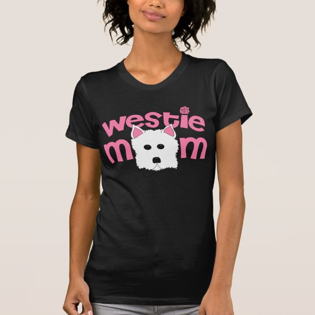 Camiseta Mamá de Westie (Anverso)
