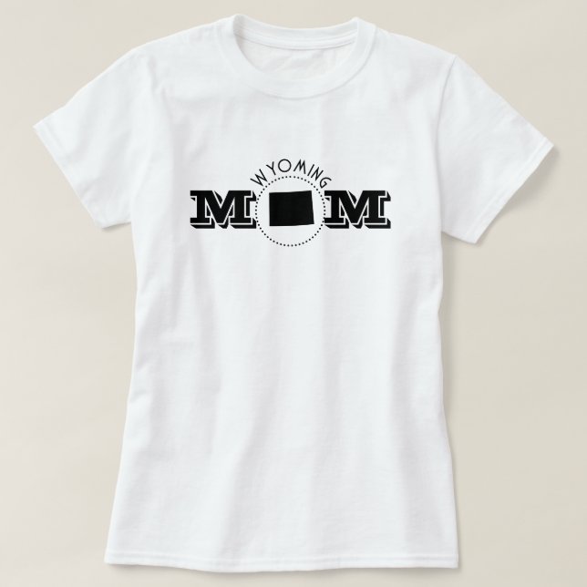 Camiseta Mamá de Wyoming  (Diseño del anverso)