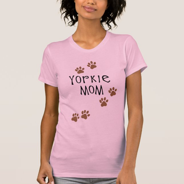 Camiseta Mamá de Yorkie (Anverso)