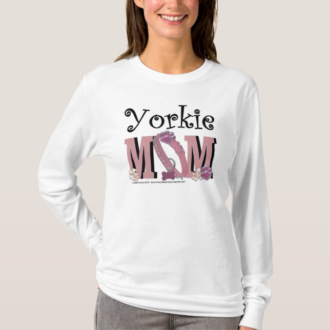 Camiseta MAMÁ de Yorkie (Anverso)