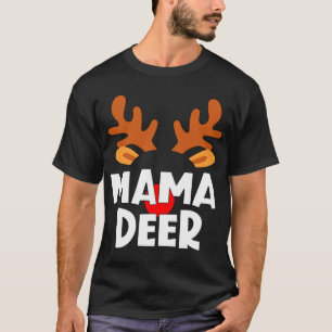 Camiseta Mama Deer coincide con los Navidades de la tribu f