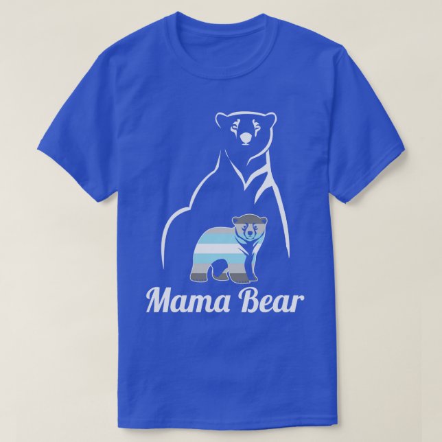 Camiseta Mamá deiboy LGBT lleva la bandera del orgullo degé (Diseño del anverso)