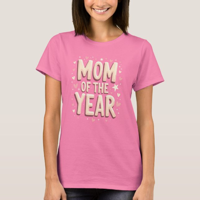 Camiseta Mamá del año Día de la Madre (Anverso)