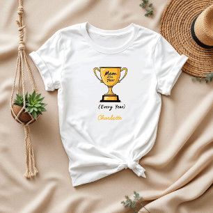 Camiseta Mamá del año Dia de las madres divertida y graci