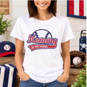 Camiseta mamá del año primer cumpleaños béisbol