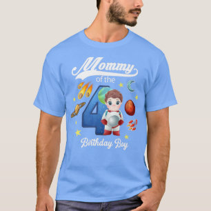 Camiseta Mamá del astronauta de cumpleaños